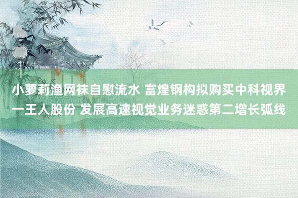 小萝莉渔网袜自慰流水 富煌钢构拟购买中科视界一王人股份 发展高速视觉业务迷惑第二增长弧线