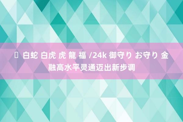 ✨白蛇 白虎 虎 龍 福 /24k 御守り お守り 金融高水平灵通迈出新步调